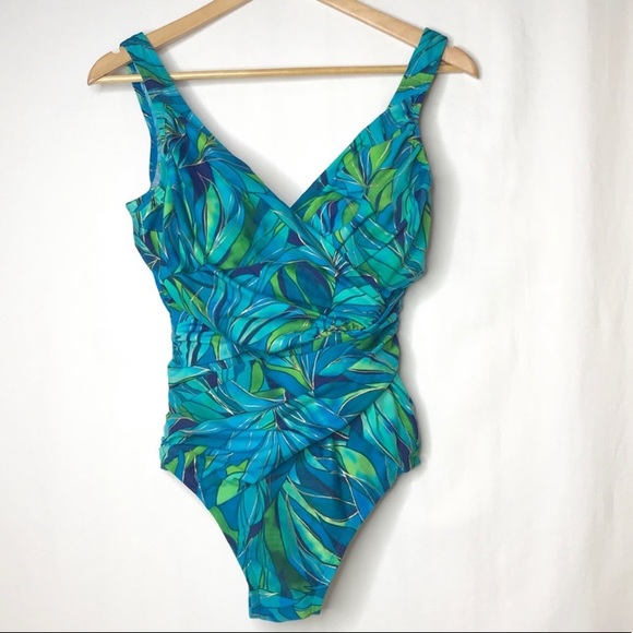 kirkland signature by miraclesuit women's one piece slimming swimsuit